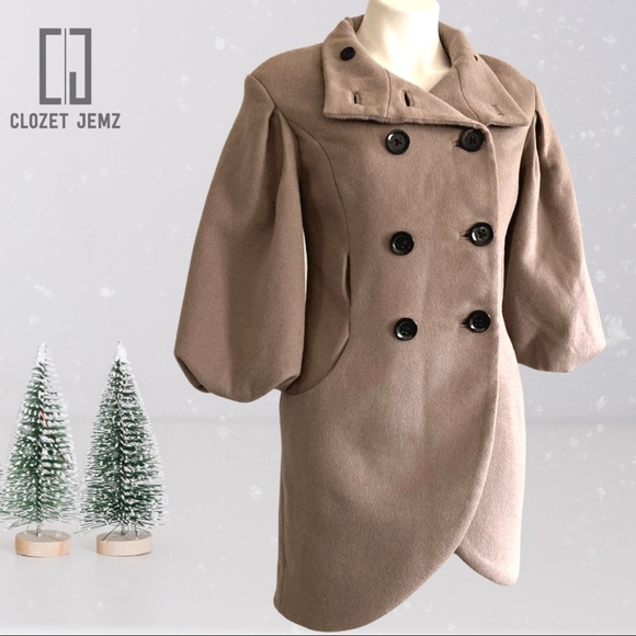 (S) NWT Only Edge Collection Button-Up Luxury Jacket in Beige - Picture 4 of 8